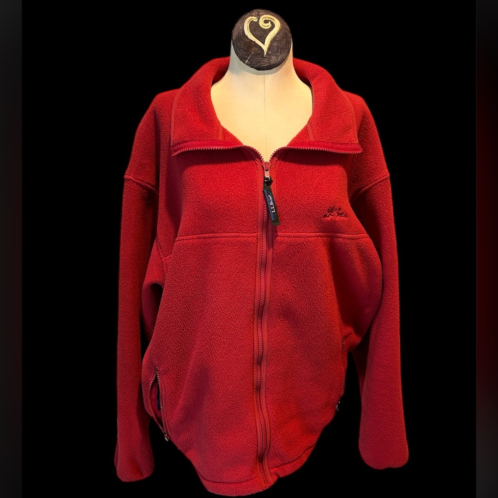 Women's L.L.Bean Sweater Fleece Full-Zip Jacket worn once